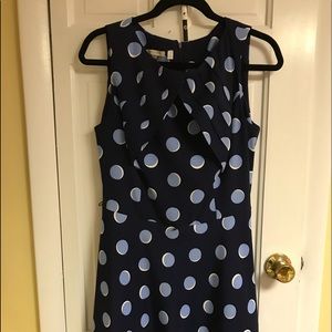 Blue Polka Dot Dress